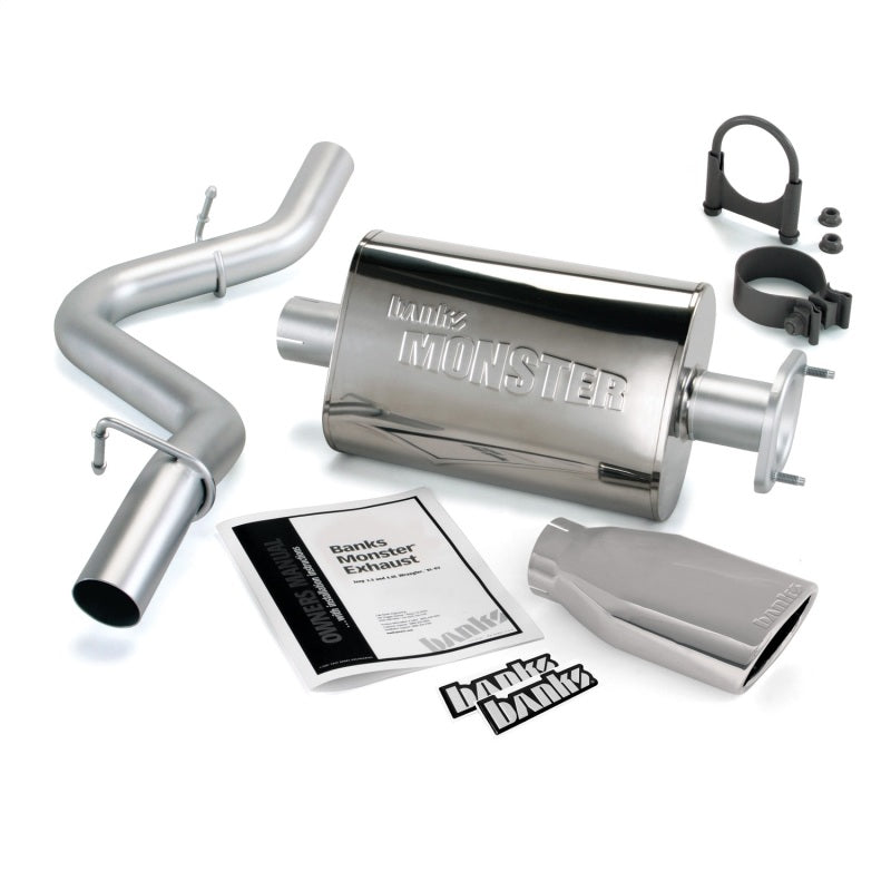 Banks Power 04-06 Jeep 4.0L Wrangler Monster Exhaust System - - 51314
