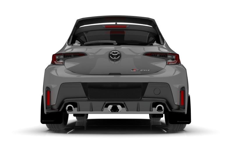Rally Armor 23-25 Toyota GR Corolla Black UR Mud Flap - MF89-UR-BLK-WH