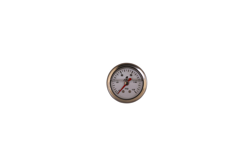 Aeromotive 0-15 PSI Fuel Pressure Gauge - 15632