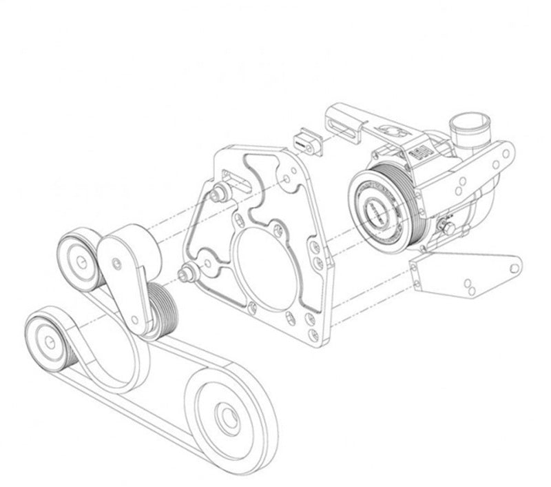 KraftWerks Acura/Honda B-Series Race Supercharger Kit (C30-94) - 150-05-0030B