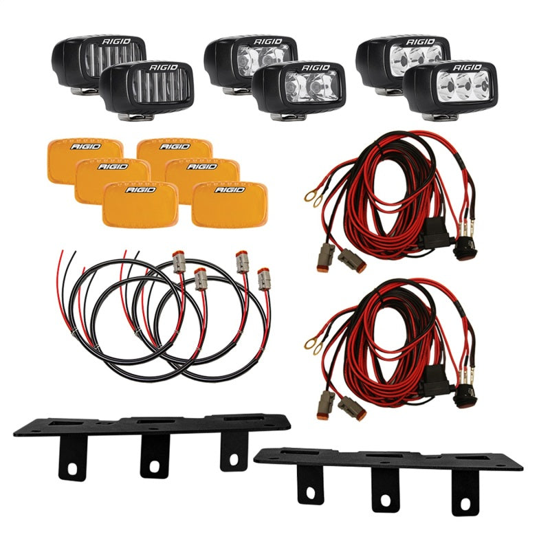 Rigid Industries 2021+ Ford Mod Bumper Triple SR-M Fog Light - 46731