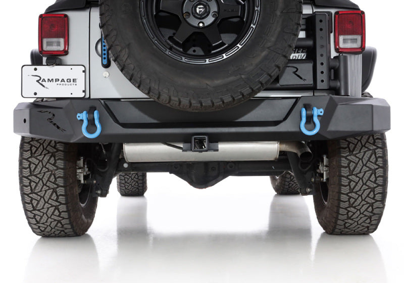 Rampage 07-18 Jeep Wrangler JK (Incl. Unlimited) Trailguard Rear Bumper - 99619