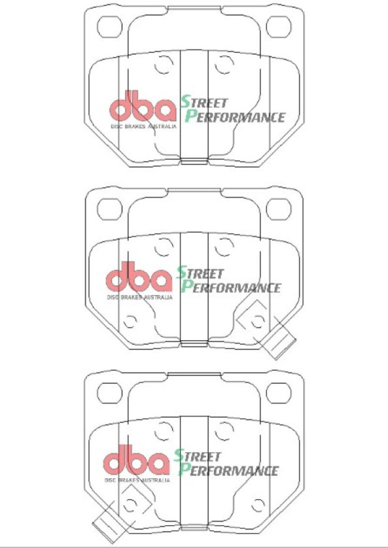 DBA 06-07 Subaru WRX SP500 Rear Brake Pads - DB1220SP