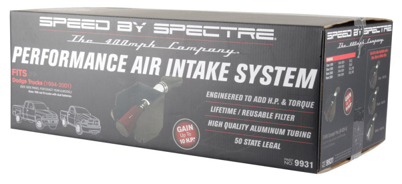 Spectre 94-01 Dodge RAM 1500/2500 V8-5.2/5.9L F/I Air Intake Kit - 9931