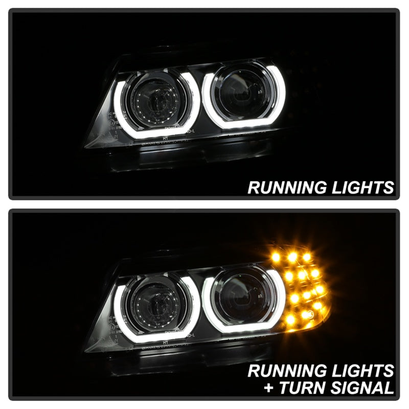 Spyder 09-12 BMW E90 3-Series 4DR Projector Headlights Halogen - - 5086488