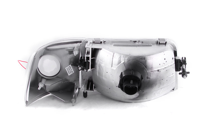 ANZO 1993-1997 Ford Ranger Crystal Headlights Chrome w/ Corner Lights - 111119