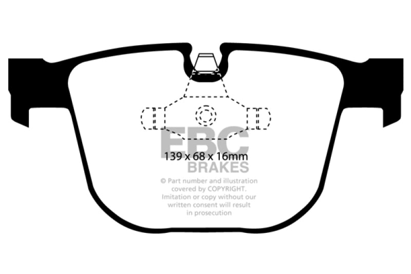 EBC Redstuff Brake Pad Sets (Rears Only) - DP31451C