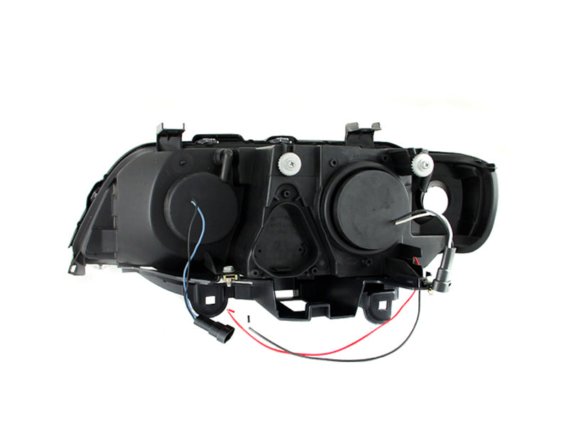 ANZO 2000-2003 BMW X5 Projector Headlights w/ Halo Chrome - 121397