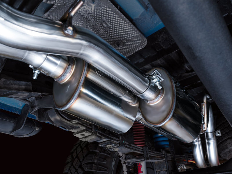 AWE 16-22 Toyota Tacoma 0FG Catback Exhaust w/ BashGuard - - 3015-32826