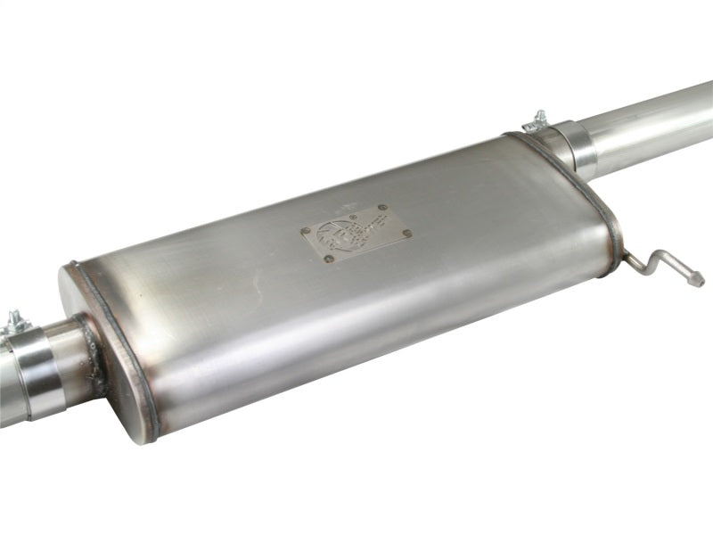 aFe MACHForce XP Exhaust SS-409 Cat-Back w/ 304SS Polished Tip - 49-44013-P