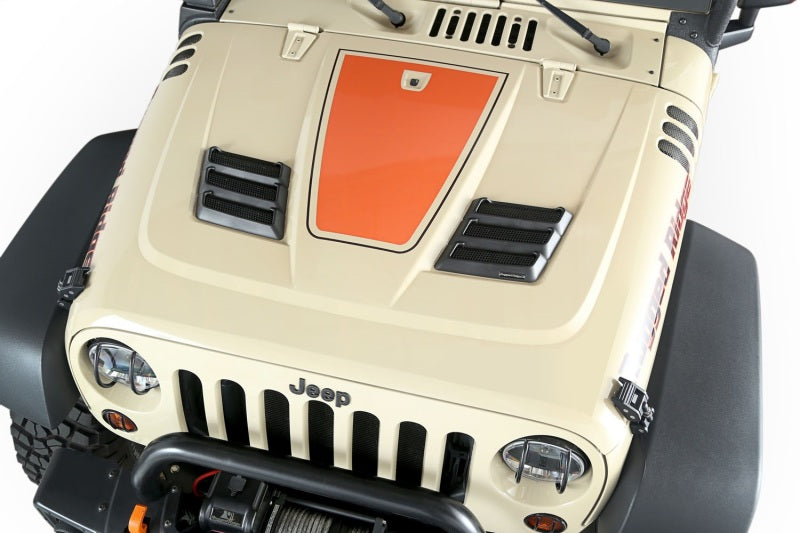 Rugged Ridge Performance Hood Vents 97-18 Jeep Wrangler - 17759.09