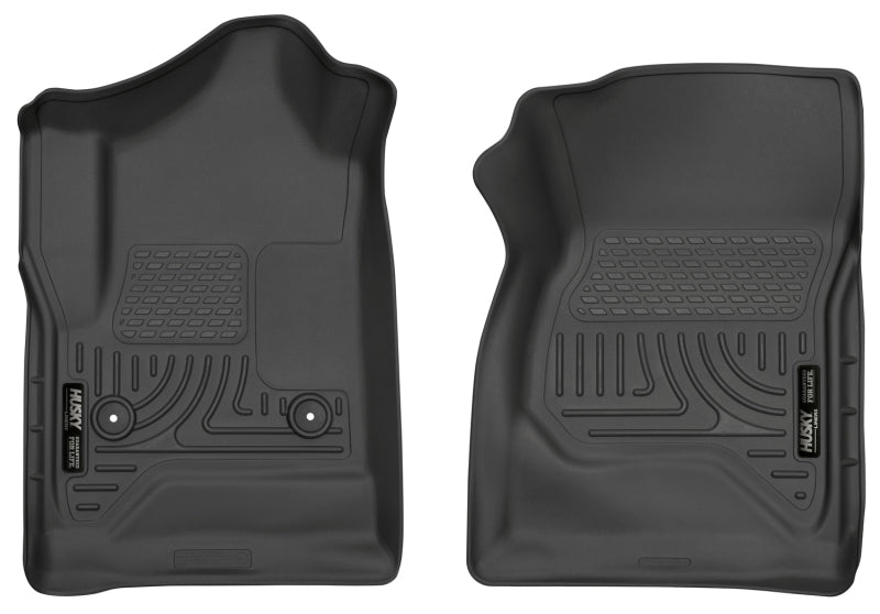 Husky Liners 14 Chevrolet Silverado/GMC Sierra 1500 Weatherbeater Black Front - 18241