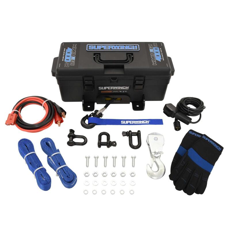 Superwinch 4000 LBS 12V DC 3/16in x 50ft Synthetic Rope - 1140232