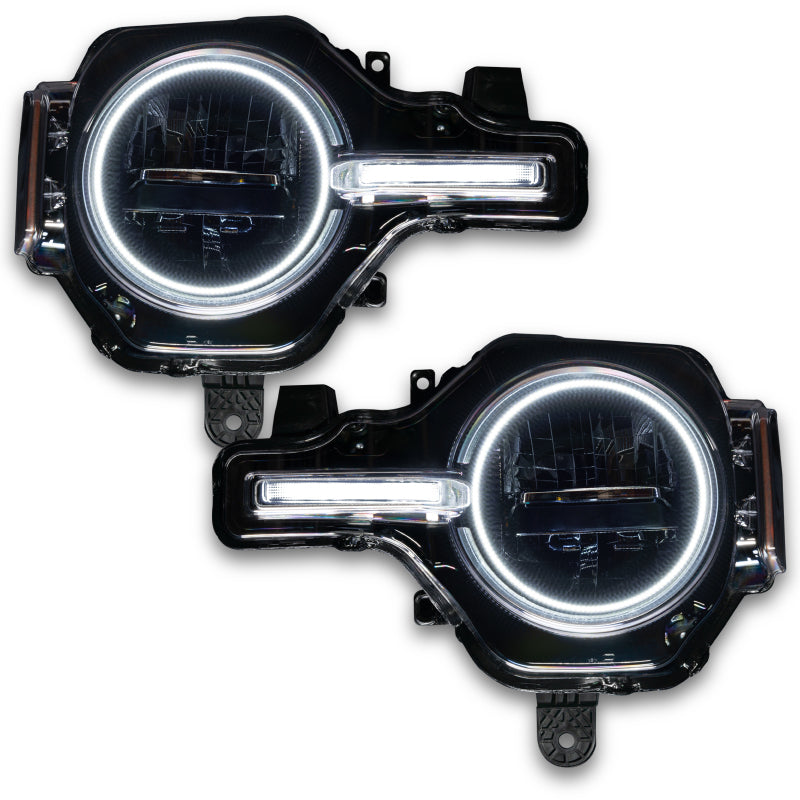 Oracle 21-22 Ford Bronco Headlight Halo Kit w/DRL Bar - - 1471-330