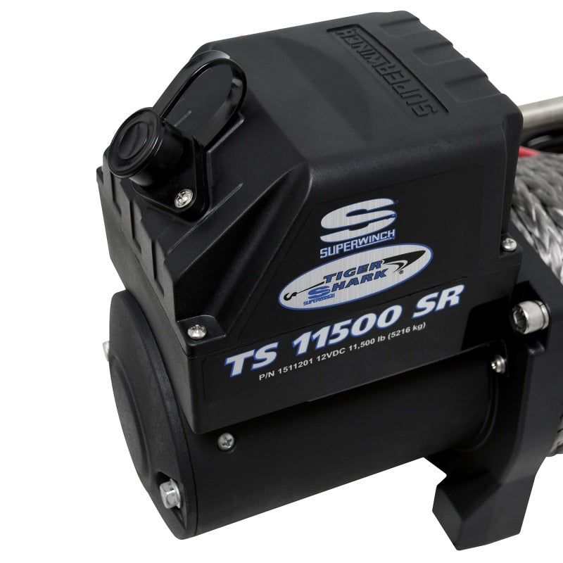 Superwinch 11500 LBS 12V DC 3/8in x 80ft Synthetic Rope - 1511201