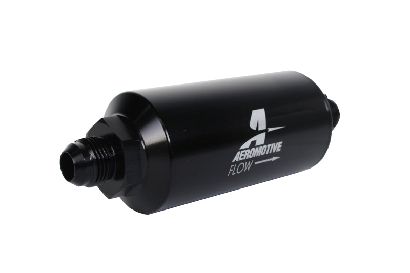 Aeromotive In-Line Filter - AN-08 size Male - 10 Micron - 12375