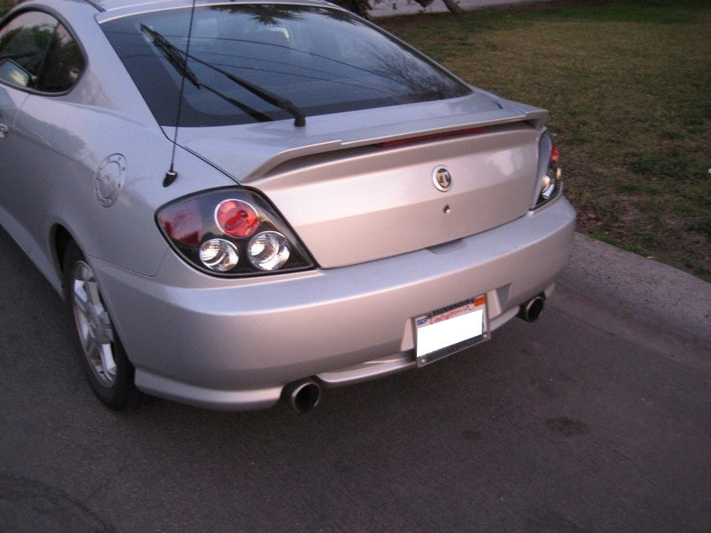 Spyder Hyundai Tiburon 03-05 Euro Style Tail Lights Black ALT-YD-HYT03-BK - 5005434