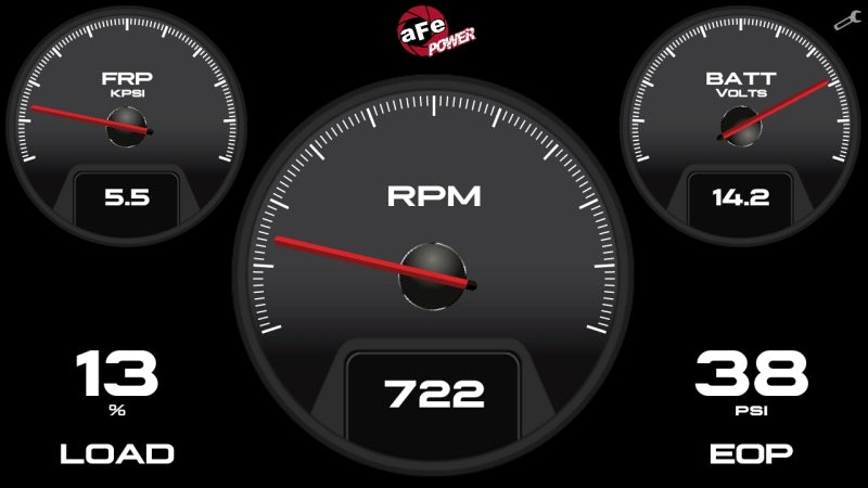 aFe AGD Advanced Gauge Display Digital 5.5in Monitor 08-18 Dodge/RAM/Ford/GM - 77-91001