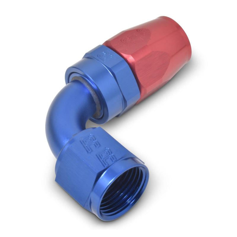 Russell Performance -20 AN Red/Blue 90 Degree Full Flow Hose - 610210