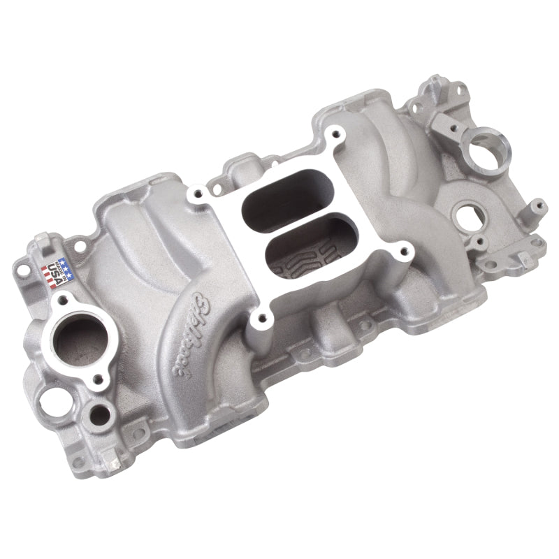 Edelbrock Intake Manifold Single Quad Perf RPM Chevrolet 348/409 Inwin - 7158
