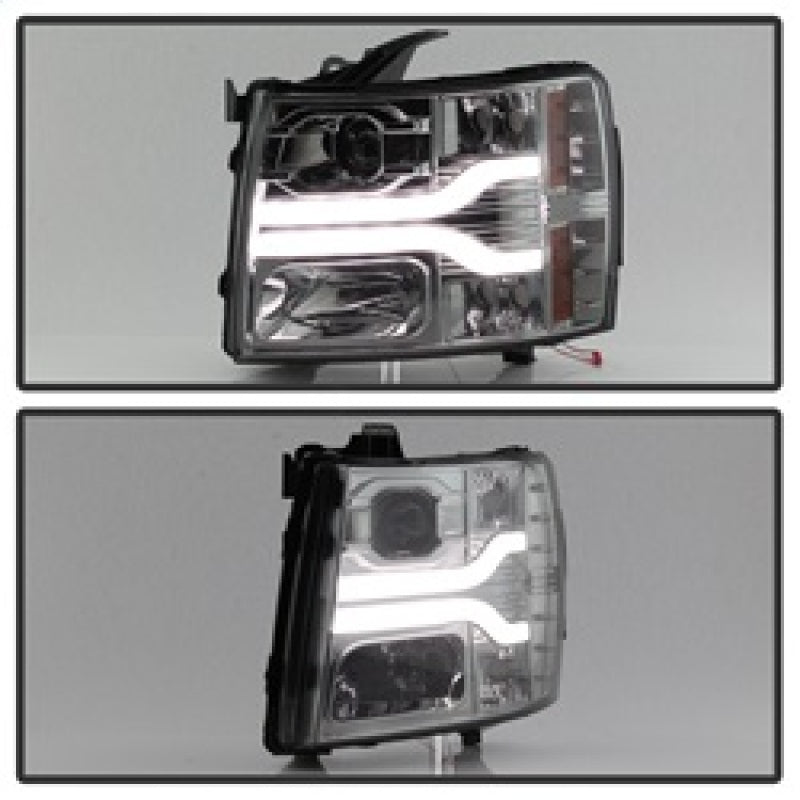 Spyder Chevy Silverado 1500 07-13 Version 3 Projector Headlights - - 5083623