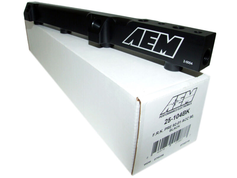 AEM 90-93 Accord DX/LX/SE/EX & 92-01 Prelude S/Si/Si VTEC Black - 25-104BK