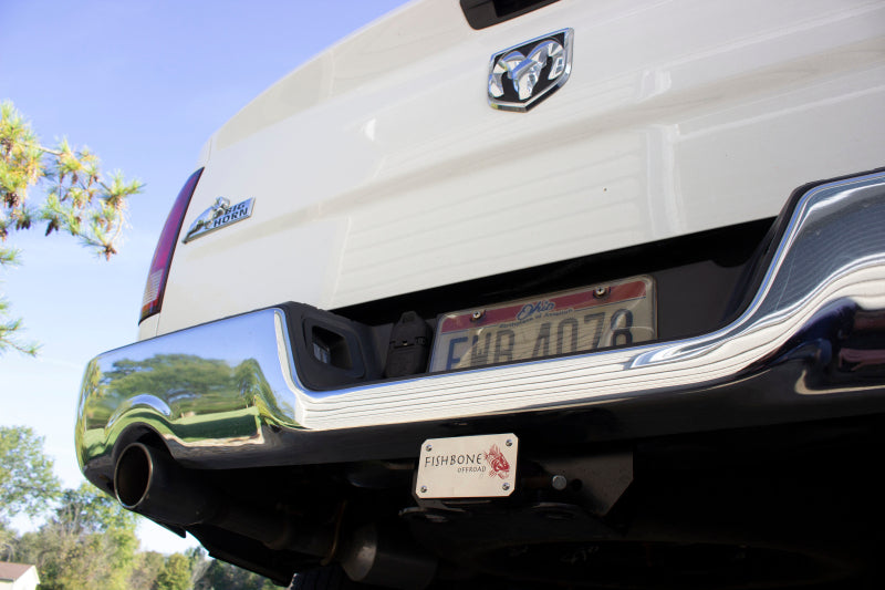 Fishbone Offroad Hitch Cover - 2In Hitch - Black Powdercoated - FB32096