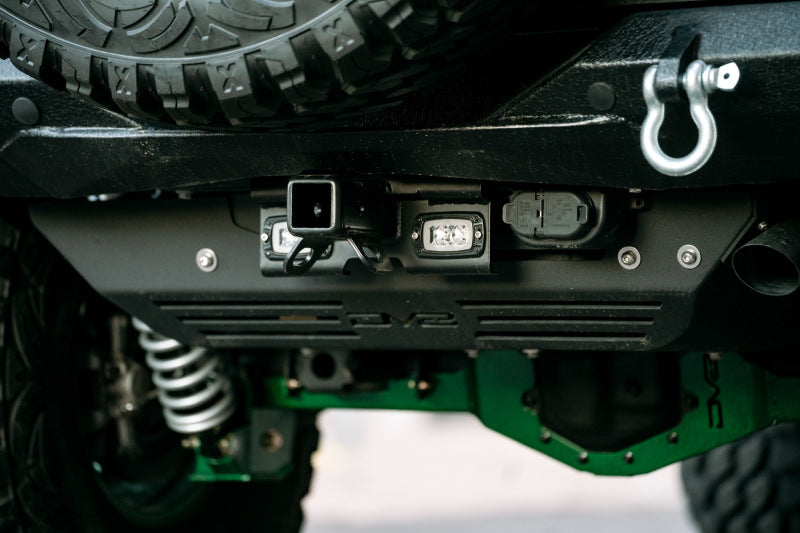 DV8 Offroad 07-21 Jeep Wrangler (JK/JL) Bolt-On Hitch w/ Lights - AHJP-01
