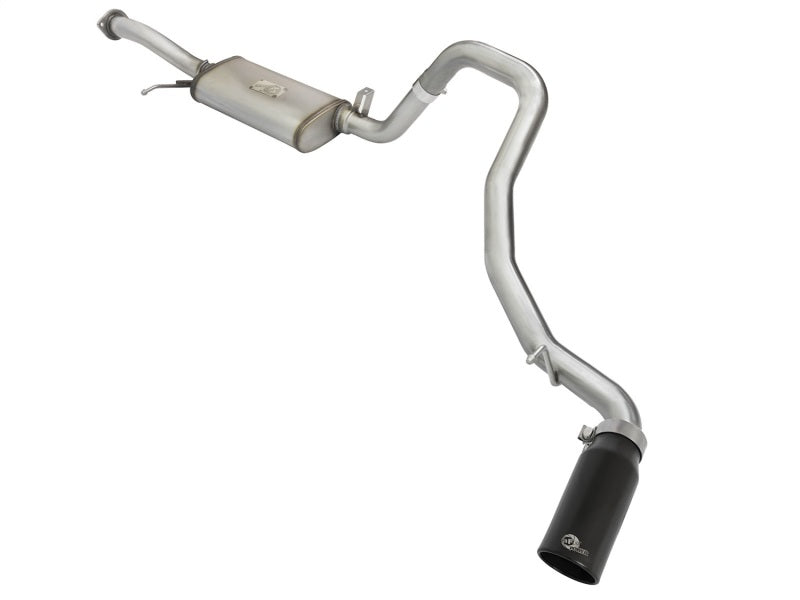 aFe MACHForce XP 2-1/2in SS-304 Cat-Back Exhausts w/ Black Tip - 49-36115-B