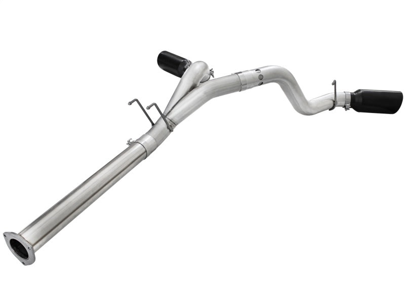 aFe Atlas Exhaust 4in DPF-Back Al Steel 11-14 Ford Diesel - 49-03065-B