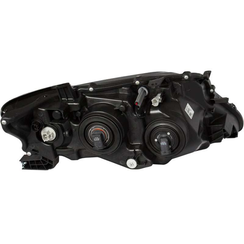 ANZO 2010-2012 Lexus Rx350 Projector Headlights w/ U-Bar Black - 111322
