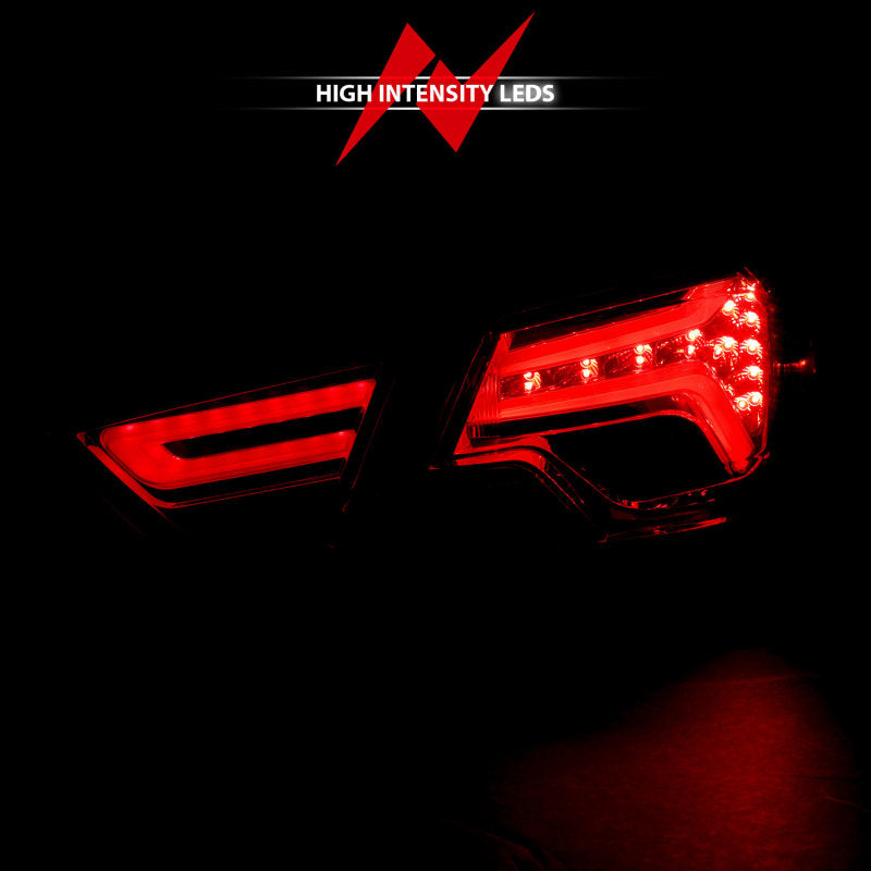 ANZO 14-18 Chevrolet Impala LED Taillights Red/Clear - 321346