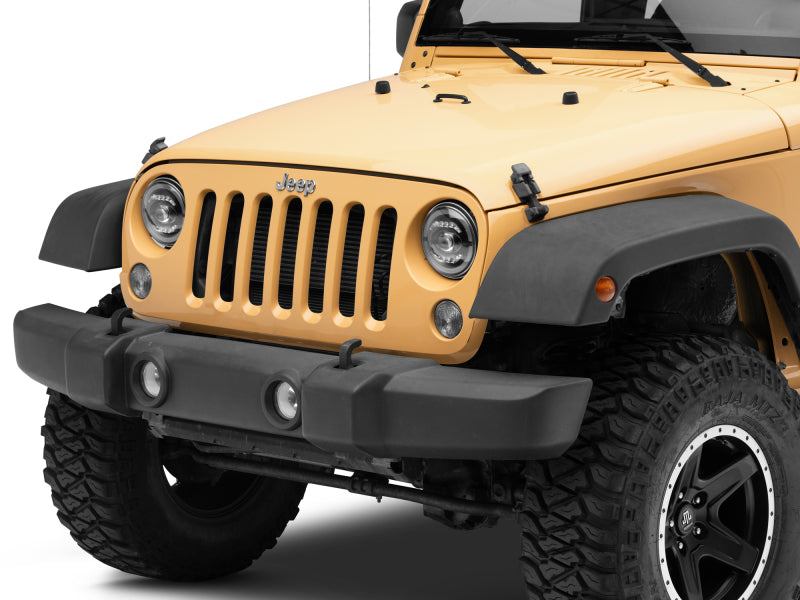 Raxiom 07-18 Jeep Wrangler JK Axial Series LED Headlights- Black - J132813