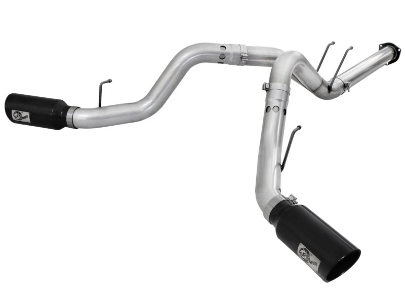 aFe Atlas Exhaust 4in DPF-Back Al Steel 11-14 Ford Diesel - 49-03065-B