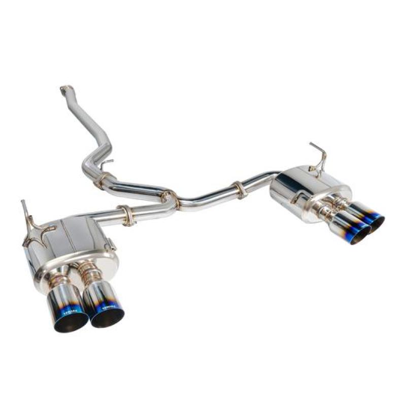 Remark 2015+ Subaru WRX/STi 4in Quad Cat-Back Exhaust Stainless Single - RK-C4076S-01C