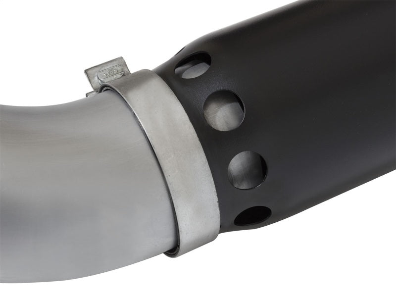 aFe Atlas Exhaust 5in DPF-Back Aluminized Steel w/ Black Tips - 49-04081-B