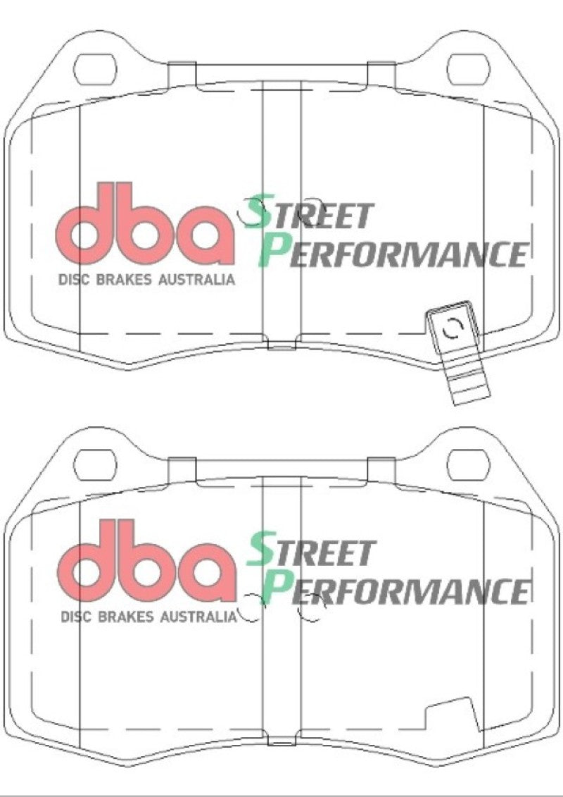 DBA 03-07 G35 w/ Brembo SP500 Front Brake Pads - DB1520SP