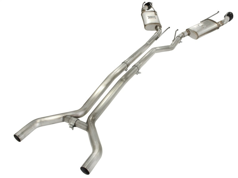 aFe MACHForce XP Exhaust 2.5in Stainless Steel CB/10-13 Chevy Camaro - 49-44042-B