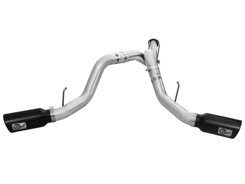 aFe Atlas Exhaust 4in DPF-Back Al Steel 11-14 Ford Diesel - 49-03065-B