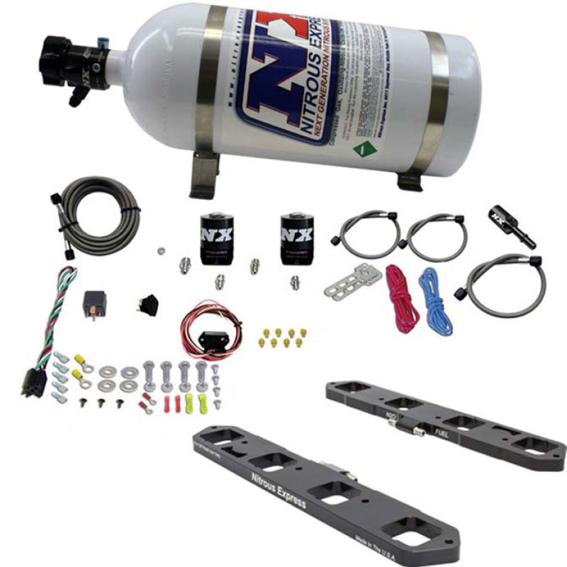 Nitrous Express Dodge/Ram 5.7L/6.1L/6.4L Hemi Direct Port Plate System w/10lb - 20958-10