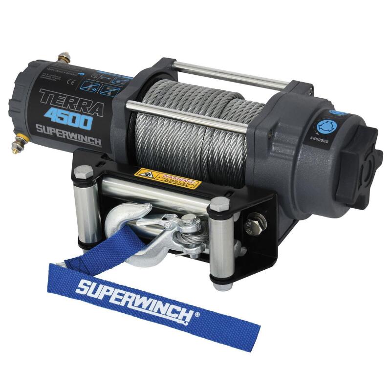 Superwinch 4500 LBS 12V DC 15/64in x 50ft Steel Rope - 1145260
