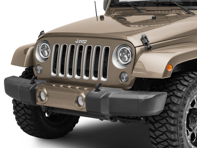Raxiom 97-18 Jeep Wrangler TJ/JK Axial 7-Inch LED Headlights w/RGB - J142665