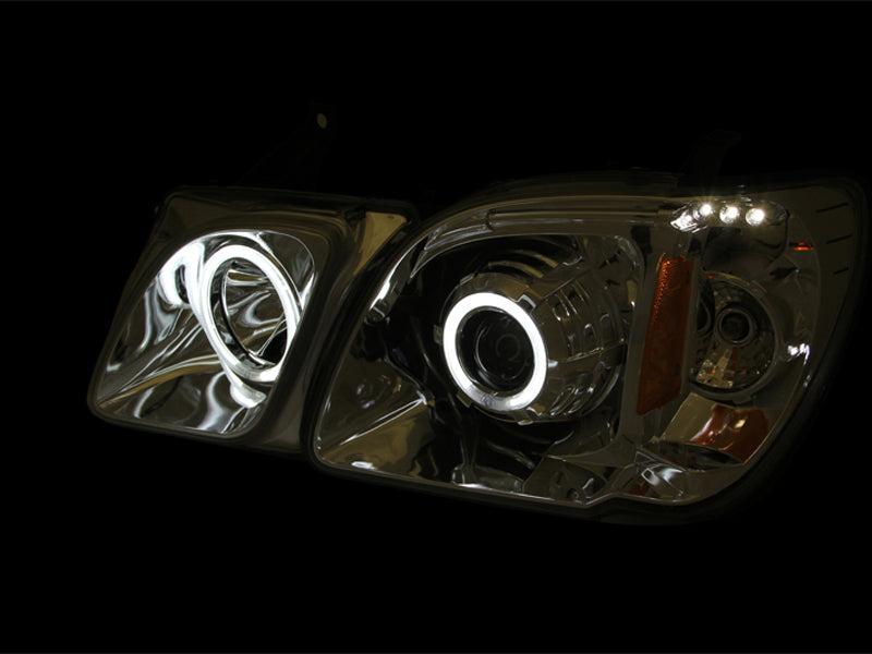 ANZO 1998-2007 Lexus Lx470 Projector Headlights w/ Halo Chrome (CCFL) - 111169