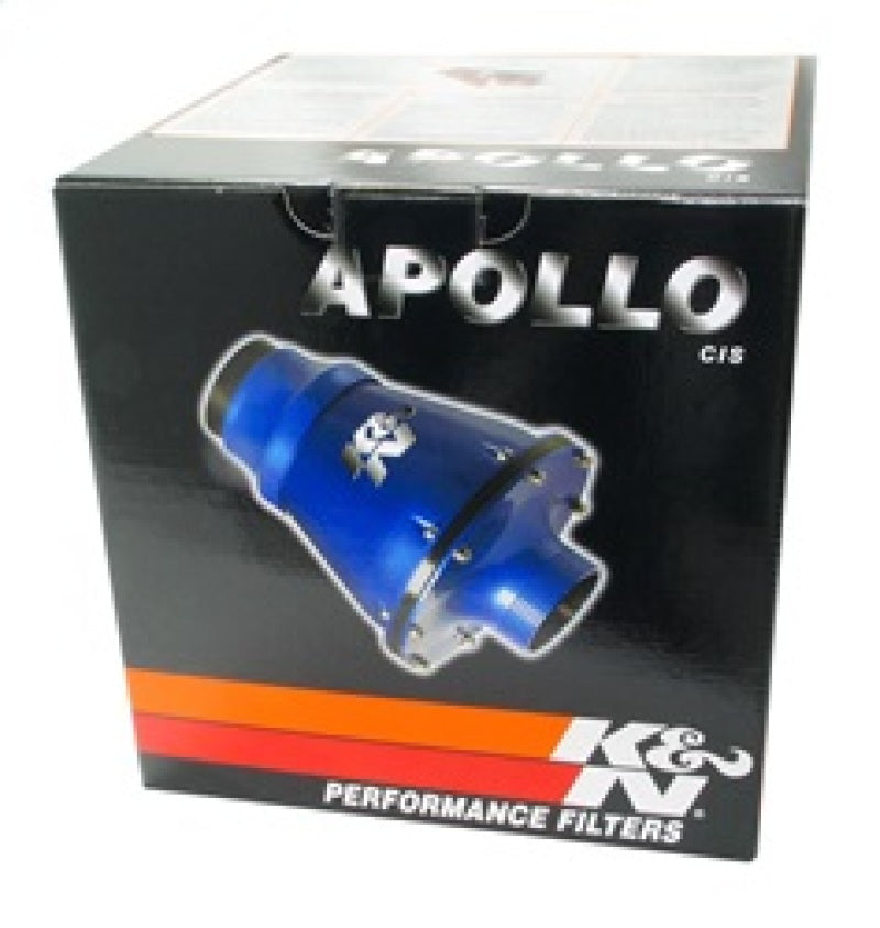 K&N Universal Apollo Blue Cold Air Intake - 70mm OD - RC-5052AL