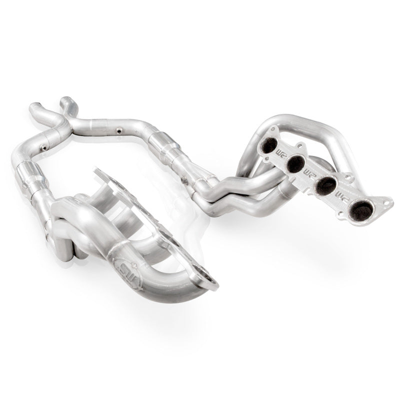 Stainless Works 2011-14 Mustang GT Headers 1-7/8in Primaries High-Flow Cats - M11HDRCATX
