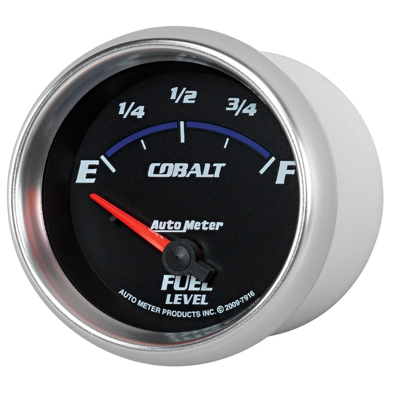 Autometer Cobalt 66.7mm 240-33 ohms Short Sweep Electronic Fuel Level - 7916