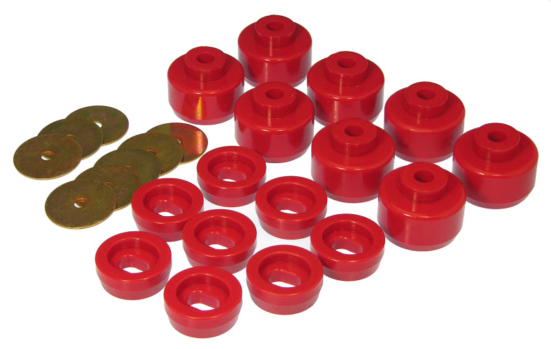 Prothane 99-07 Chevy Silverado Canadian Model Body Mount - Red - 7-148