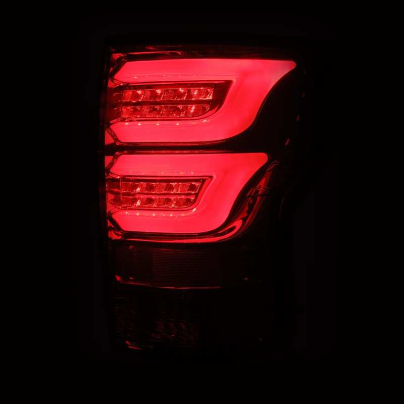 AlphaRex 07-13 Toyota Tundra PRO-Series LED Tail Lights Jet Black - 670010