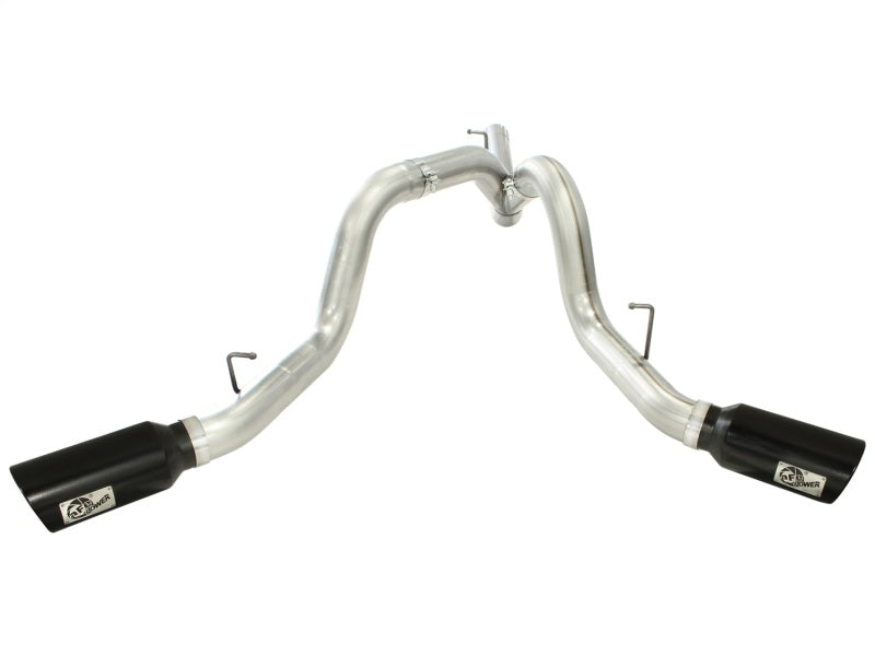 aFe MachForce XP Exhaust 4inch DP-Back All SS 2011-14 GM - 49-44043-B