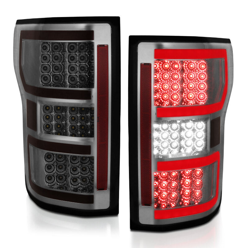 ANZO 18-19 Ford F-150 LED Taillights Smoke - 321339